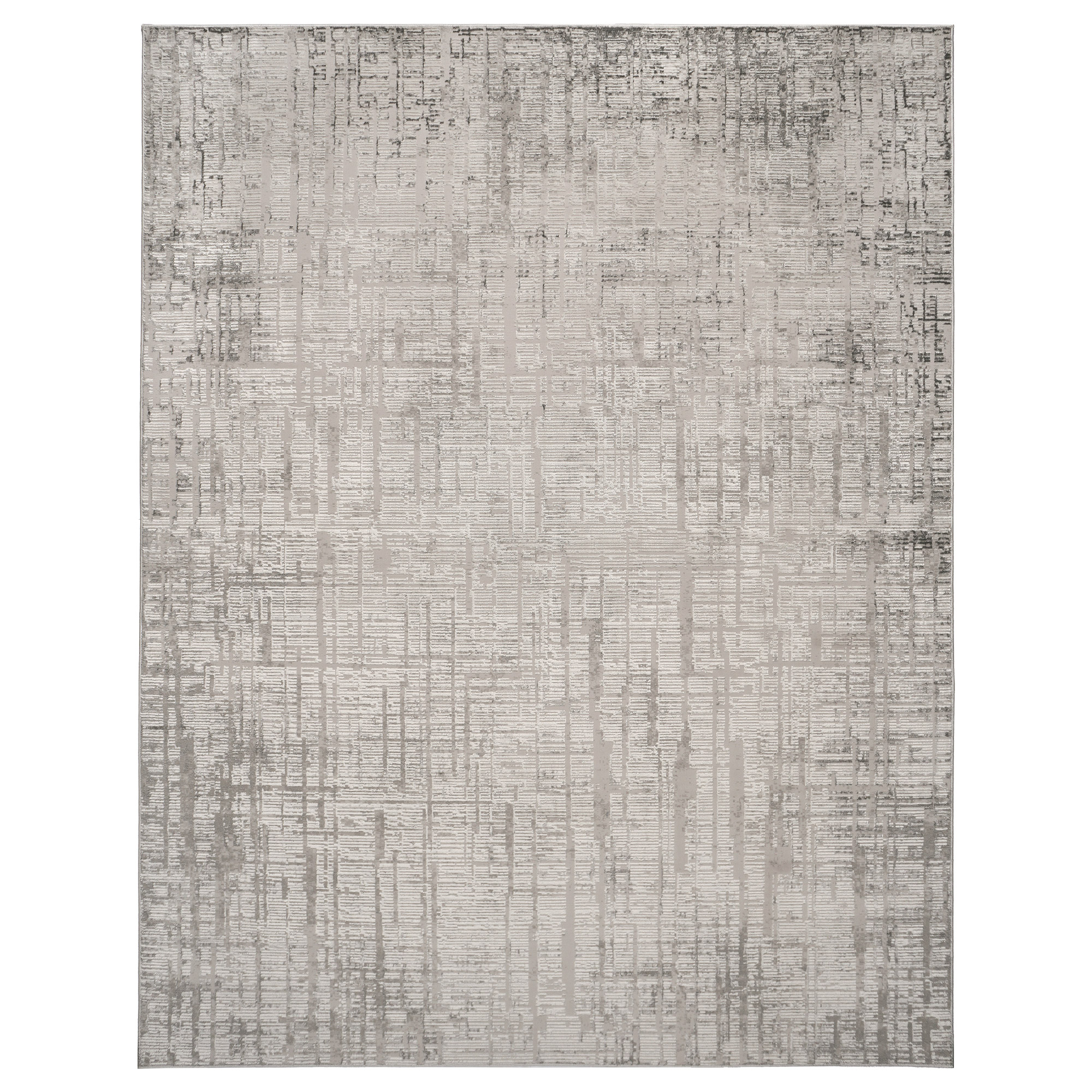 Divina Area Rug, Aloma Cream & Gray, 7'10" x 10'