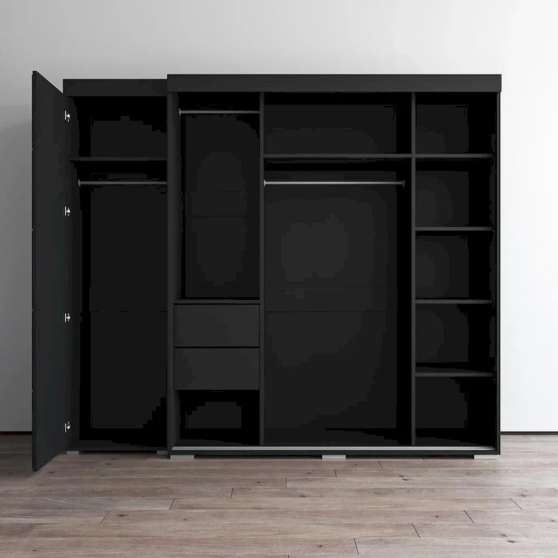 Three-Mirror Wardrobe