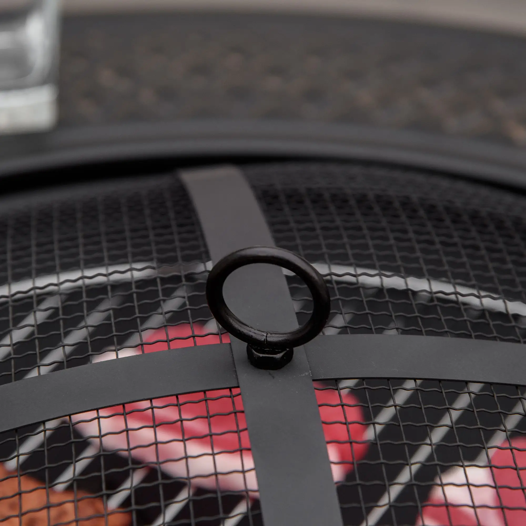 Outsunny Feuerschale BBQ-Grill 2-in-1 Bronzeoptik